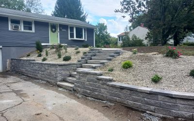 Stone Retaining Walls & Concrete Block Walls in Fairfield, CT by Palmer Landscapes